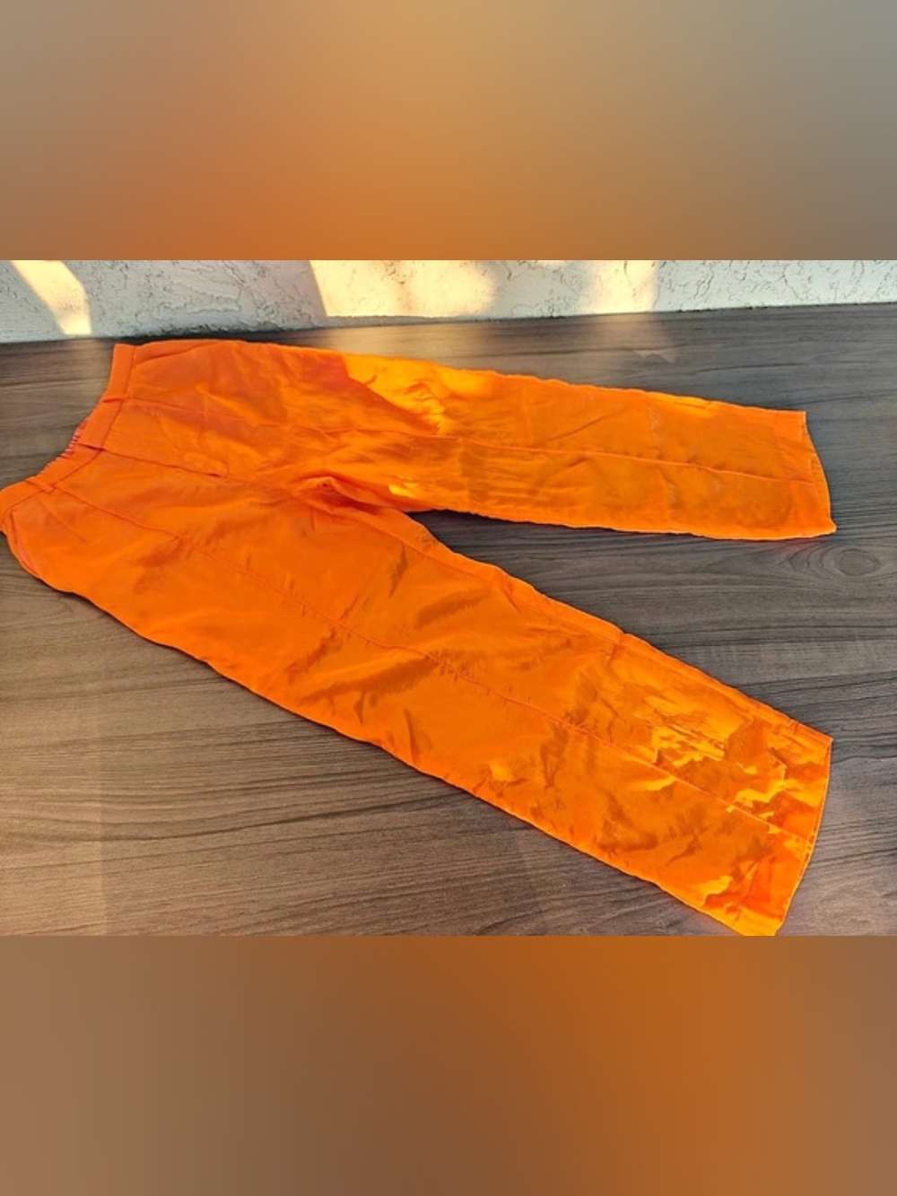Japanese Gal Brand SLY Orange Wide-Leg Pants